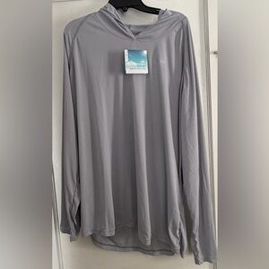 Men’s WILLIT Long Sleeve Shirt with hood and Sun Protection spf50  New with tags